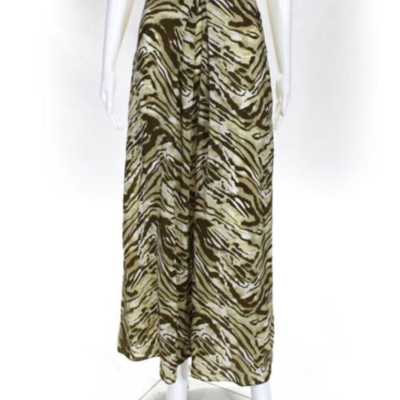 Josephine Silk Printed Maxi Dress Size P - Picture 2 of 8